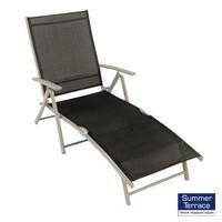 Summer Terrace Tinos Recliner in Black