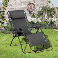 Suntime Large Royale Gravity Chair Black