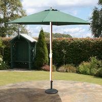 Suntime 2.7m Wooden Parasol in Green