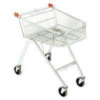 SUPERMARKET TROLLEYCHROME FINISH 70 LITRE CAP