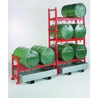 sump unit for drum pallet racking system