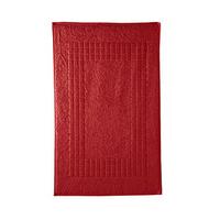 Supreme Turkish Cotton Bath Mat (1 + 1 FREE), Red, Cotton