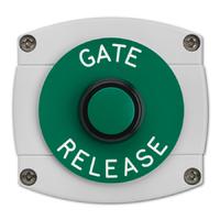 surface mounted gate release button