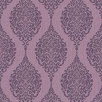 Superfresco Colour Luna Decorative Wallpaper Plum