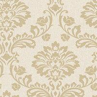 Superfresco Colour Aurora Decorative Wallpaper Gold/Beige