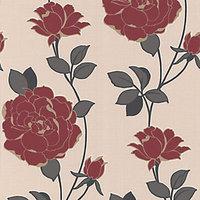 superfresco colour rosey decorative wallpaper red