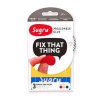 Sugru Mouldable Glue Multicolour Pack of 3