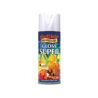 Super Gloss Spray White 400ml