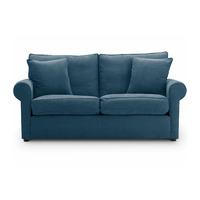 sussex fabric 3 seater sofa denim