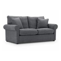 sussex fabric 3 seater sofa pewter