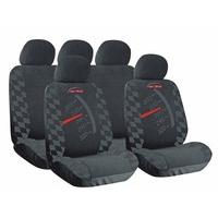 Sumex FUND50N Universal Seat Cover Set - Red Line/ Black