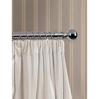 supadec chrome finish curtain pole 240cm 28mm diameter