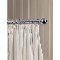 supadec chrome finish curtain pole 120cm 28mm diameter