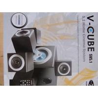 Sumvision Vcube 5.1 Surround Sound Home Theatre Speakers System - 28W Rms