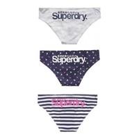 Superdry Women\'s Hipsters multi-coloured navy/grey - multi-coloured - M