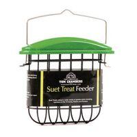 suet treat feeder bright green