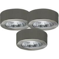 Surface-mount light 3-piece set HV halogen G4 60 W Paulmann Micro Line Iron