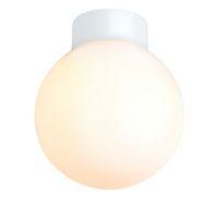 suva sphere white frosted ceiling light