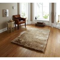 Super Soft Thick Savoy Beige Shaggy Rug - 60cm x 120cm (2\' x 4\')