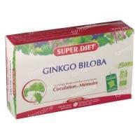 super diet ginkgo biloba bio circulation 20 st ampoules