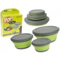 Summit Easy Use \'pop\' 3 Piece Bowl Set Easy Clean & Transport