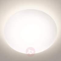Suede LED Ceiling Light White