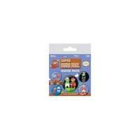 Super Mario Bros. Pin Retro Badge Pack (5 Pins) (bp80442)