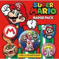 Super Mario Pin Retro Badge Pack (5 Pins)