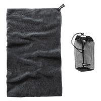 super large microfibre travel towel charcoal