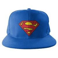Superman Shield Embroidered Snapback Cap