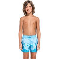 sundek blue kids swimshorts504 girlss childrens shorts in blue