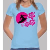 surf girl 2 - girl t-shirt