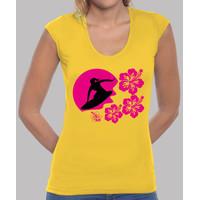 surf girl 2 - girl t-shirt