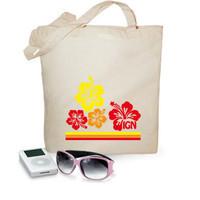 surfer red / yellow - cloth bag