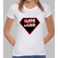 super gamer t-shirt woman