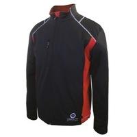 sunderland golf zermatt bonded fleece blackredwhite