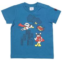Super Hero Baby T-shirt - Blue quality kids boys girls
