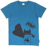 super hero kids t shirt blue quality kids boys girls