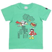 Super Hero Kids T-shirt - Green quality kids boys girls