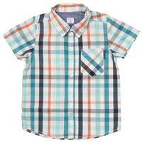 Summer Check Kids Shirt - Turquoise quality kids boys girls