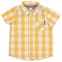 Summer Check Baby Shirt - Yellow quality kids boys girls