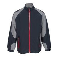Sunderland Golf Tournament Jacket Black/Charcoal/Red