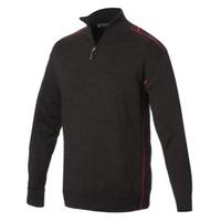 Sunderland Golf Pampero Lined Sweater Charcoal/Red