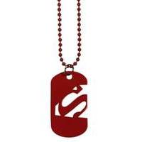 Superman - Red Cut Out Logo Dogtag