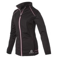 sunderland golf ladies annapurna bonded fleece blackhibiscus