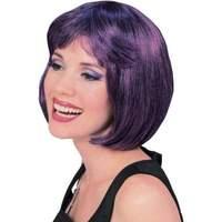 super model purpleblack wig