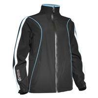 Sunderland Golf Ladies Bergen Jacket Black/White/Mineral Blue