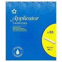 superdrug regular applicator tampons x30