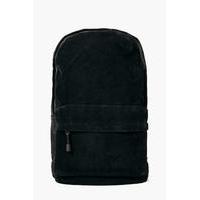 suedette rucksack black