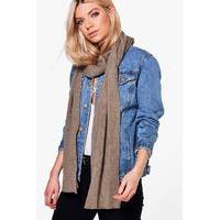 Supersoft Extra Long Knit Scarf - khaki